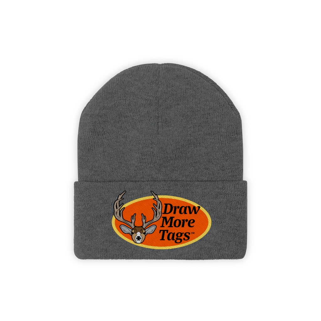 DRAW MORE TAGS™  Deer Logo Knit Beanie