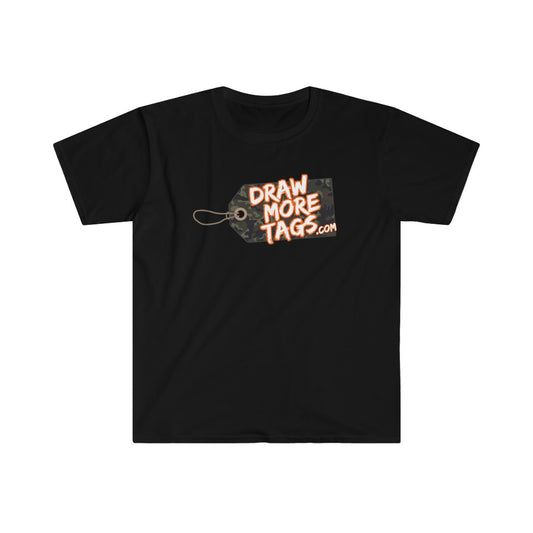 DRAW MORE TAGS™ Unisex Softstyle T-Shirt