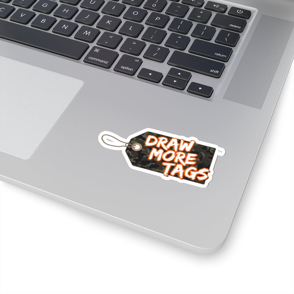 DRAW MORE TAGS™ LOGO Kiss-Cut Stickers
