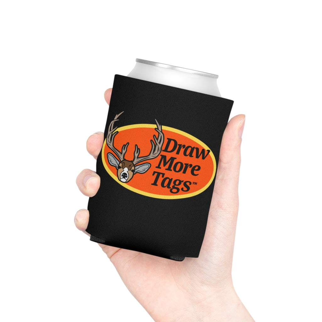 DRAW MORE TAGS™ Deer Logo Throwback Can Cooler