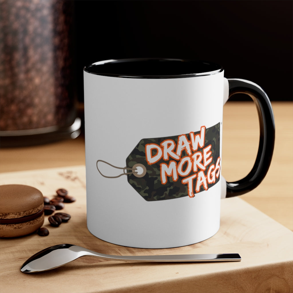 DRAW MORE TAGS™ Accent Coffee Mug, 11oz