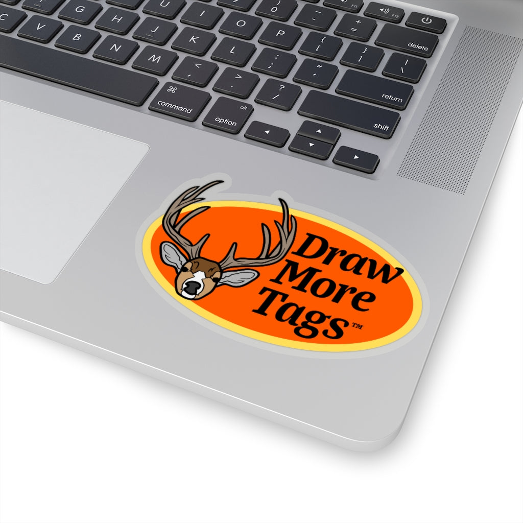 DRAW MORE TAGS™ Deer Logo Sticker