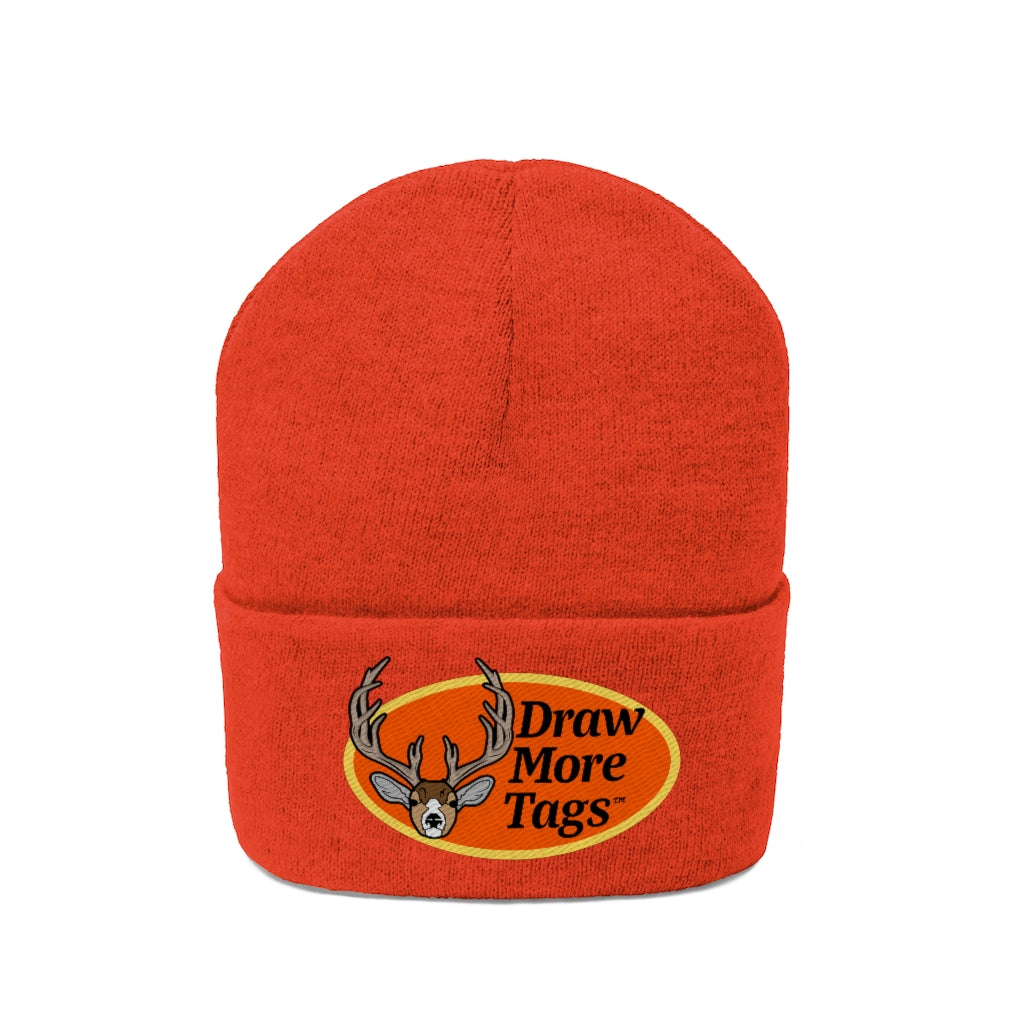 DRAW MORE TAGS™  Deer Logo Knit Beanie